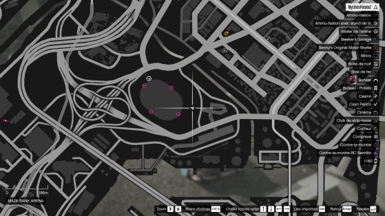 Parking  superior del Maze Bank Arena - GTA 5