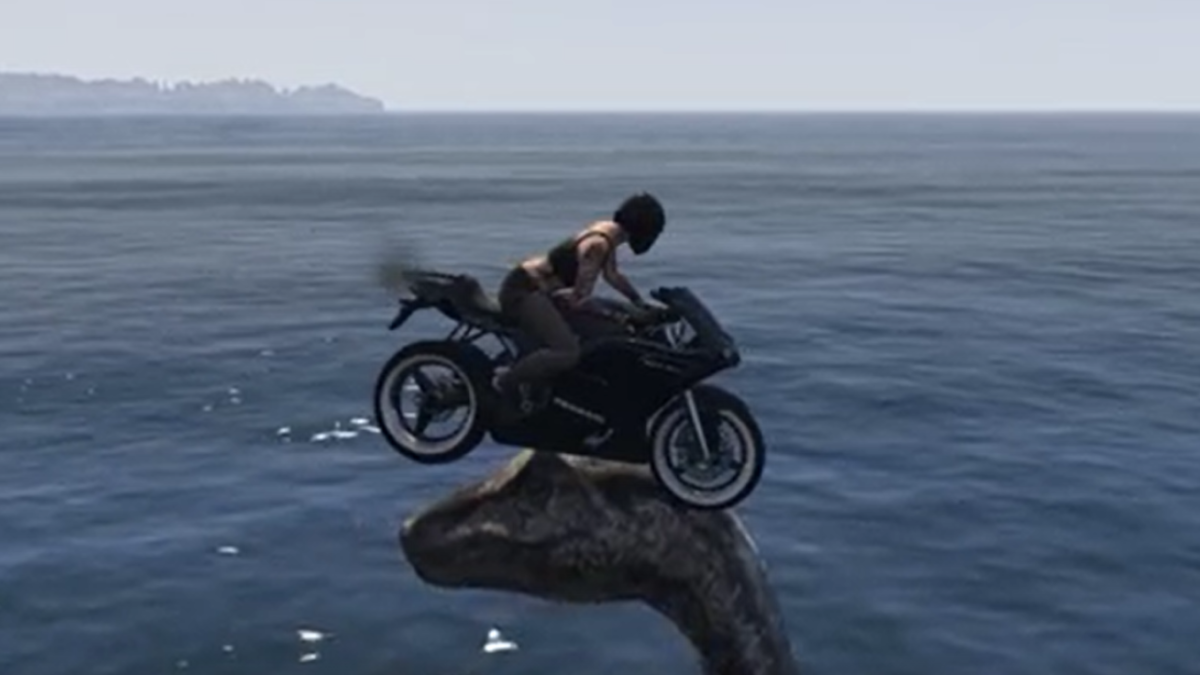 Gladys Él mismo Salida GTA 5: Un jugador hace lo imposible y aterriza en la cabeza del Monstruo  del lago Ness con una moto - Millenium