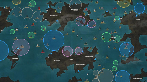 El mapa mundial de Arkesia - Lost Ark