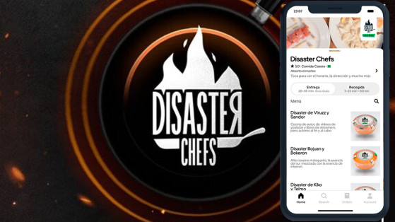 Disaster Chefs: Los platos de los influencers se repartirán a domicilio en la gala final