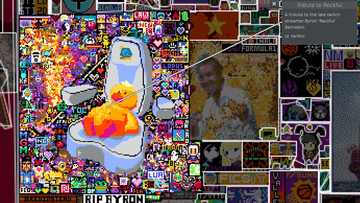High Res Final R Place r/place: El gran renderizado a 6K que muestra el lienzo final creada ...