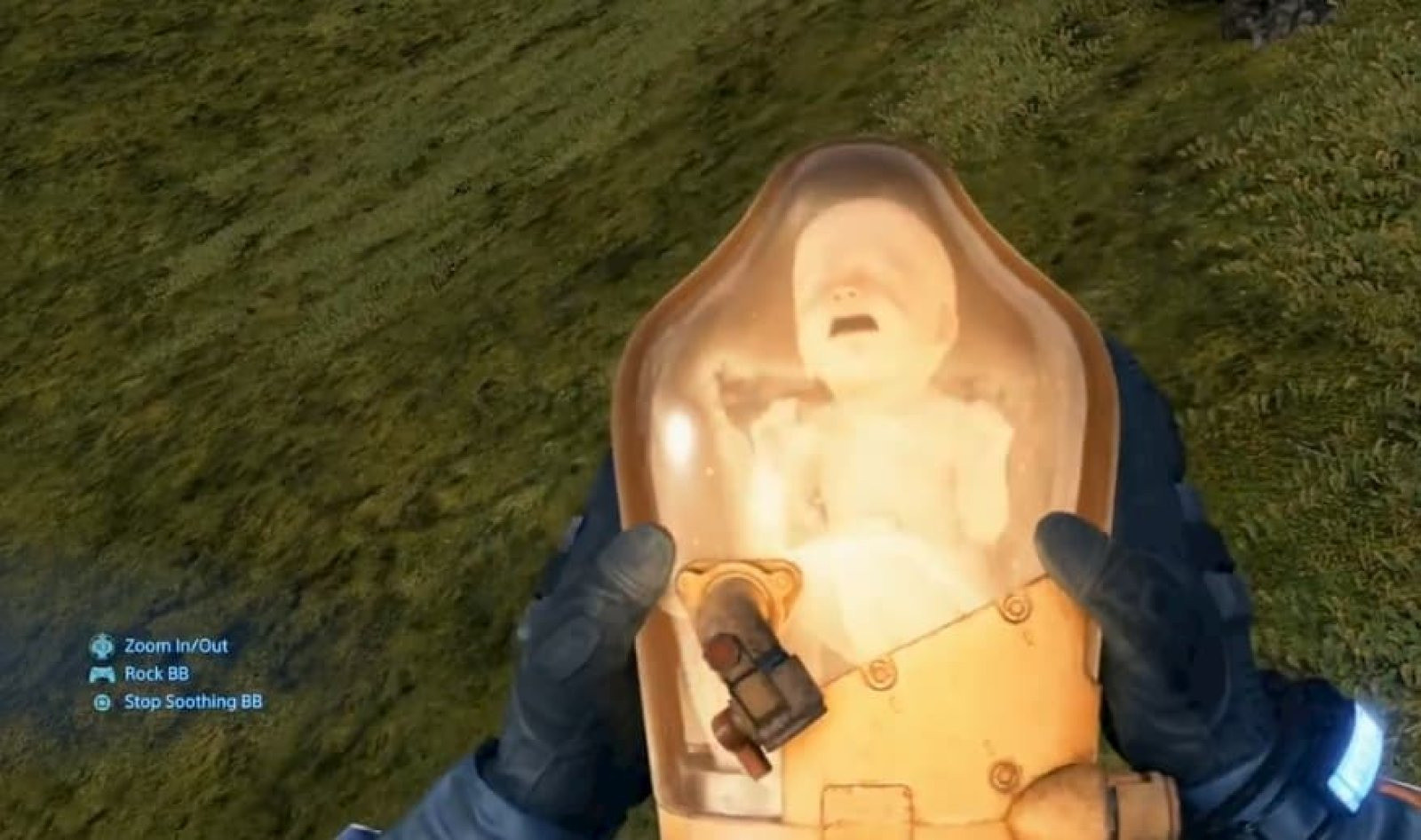 Death Stranding el bebé en un frasco, Bridge Baby, BB Millenium