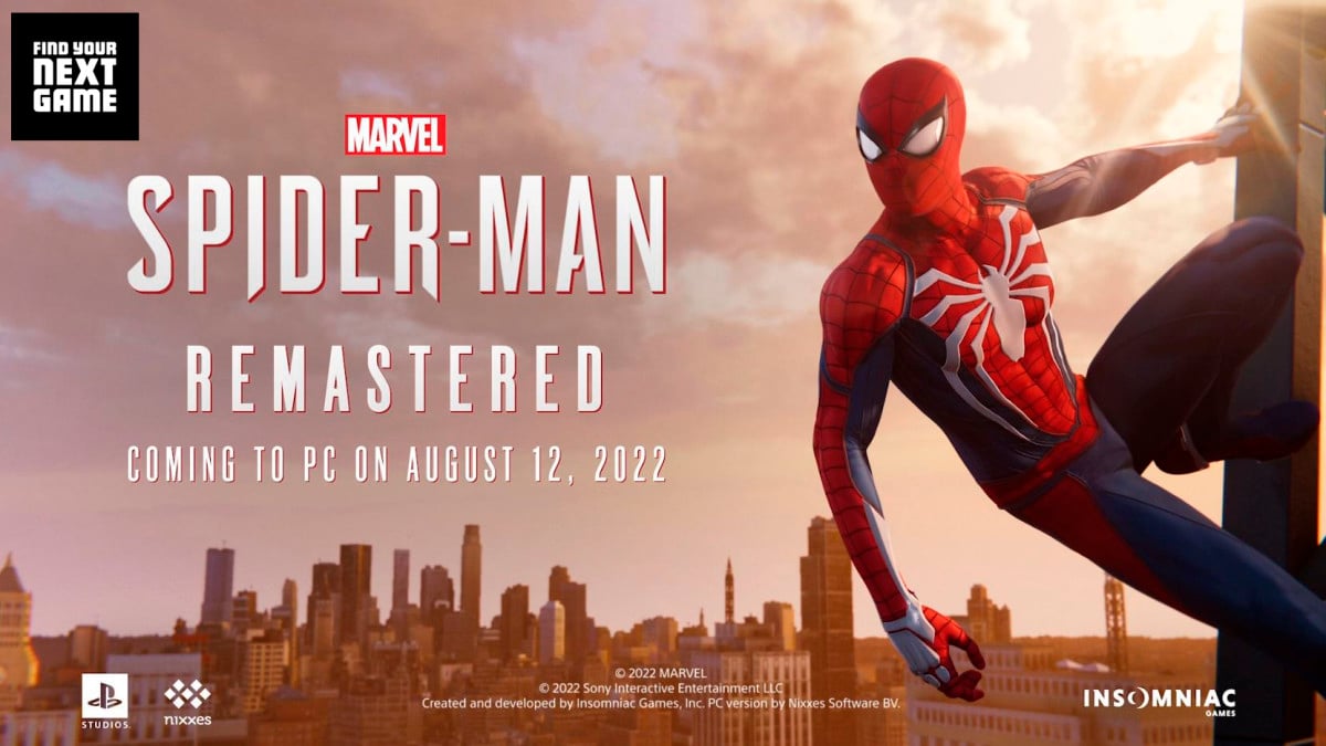 Spider-Man Remastered confirma su fecha de lanzamiento en PC: ¡llega este  verano! - Millenium