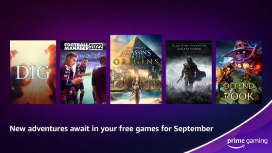 Amazon Prime Gaming: Assassin's Creed Origins lidera un mes de septiembre plagado de juegazos gratis