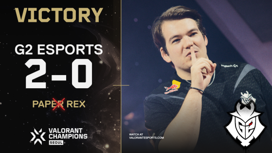 Valorant: El poder de Americas se impone ante uno de los equipos favoritos, G2 consigue la victoria ante Paper Rex en Champions