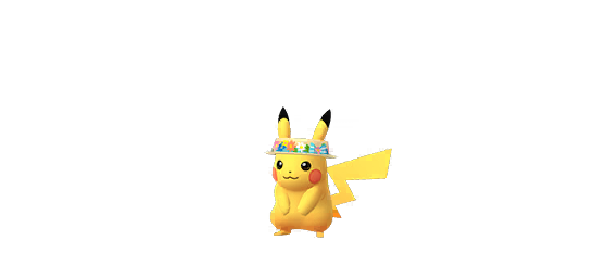 Pikachu con Sombrero de flores - Pokémon GO