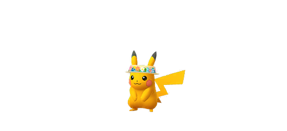 Pikachu con Sombrero de flores (shiny) - Pokémon GO