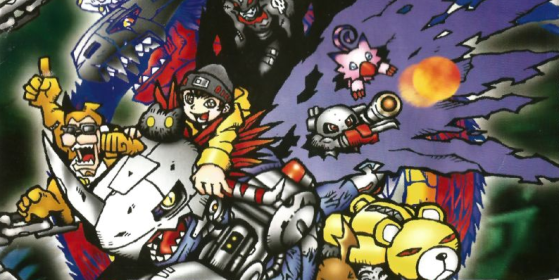 Así era la bonita ilustración de la portada japonesa de Digimon World. - Millenium