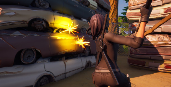 Fortnite: Recolecta metal en Hidro 16 o Automóviles Apelmazados, desafío Dominación de la ubicación