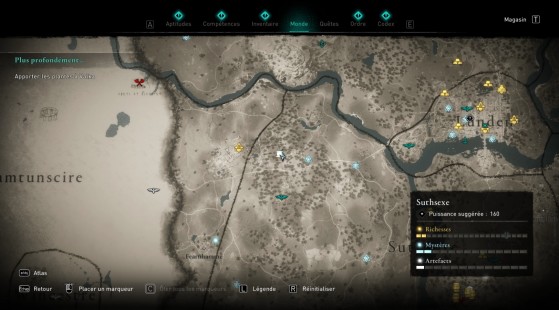 Assassins Creed Valhala - Mapa de Tesouros : u/decadencia23