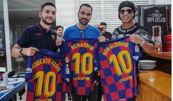El Barça de eSports se va de barbacoa a casa de Ronaldinho