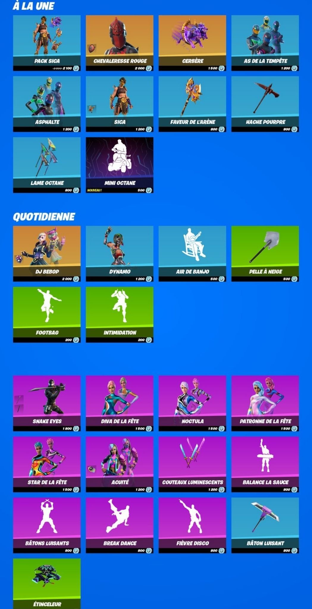 Fortnite: La skin de Sica está disponible en la tienda del 26 de marzo