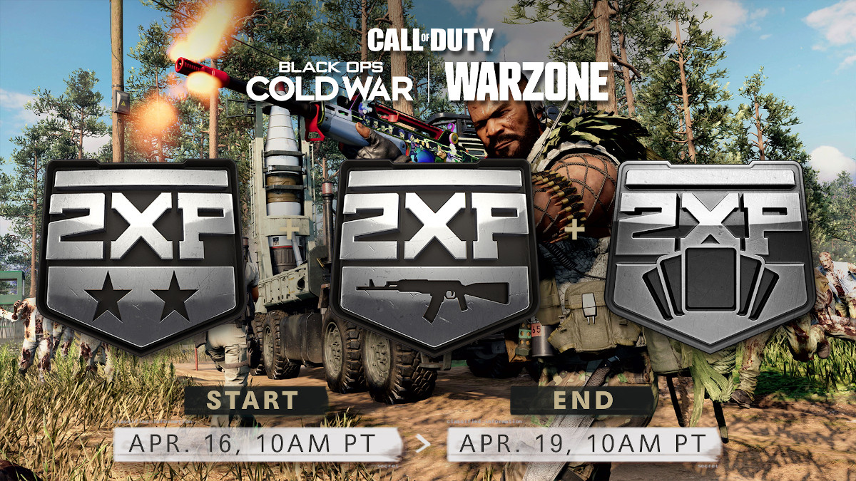 Warzone Cold War Celebra el final de temporada con Doble XP del 16 al