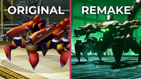 Final Fantasy VII Remake: Vídeo comparativo con el juego original