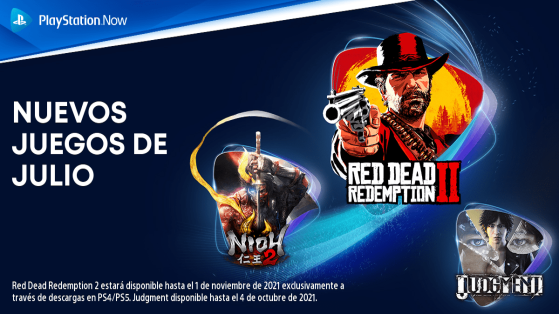 Red Dead Redemption 2 y Nioh 2 entre las principales incorporaciones de julio en PS Now