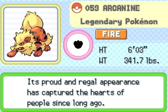 Las entradas de Arcanine en la Pokédex son un tanto engañosas... - Pokémon Escarlata y Púrpura