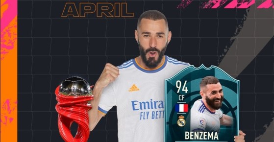 FIFA 22: Benzema es elegido POTM de abril en LaLiga y tendrá carta especial en Ultimate Team