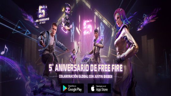 Free Fire: Prepara tus mejores aspectos para el 5°aniversario del popular Battle Royale