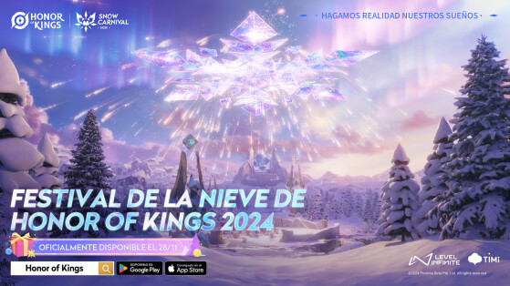 HOK: La nieve llegará a la arena de los reyes, recibiremos grandes eventos durante todo el mes para disfrutar las fiestas