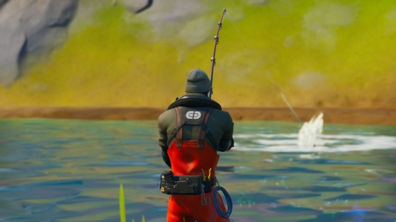 Fortnite: Pesca un pez mientras llevas el traje de Grumete, desafío