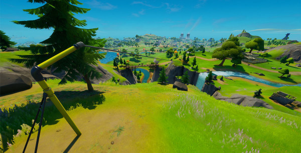 Fortnite: Usa una tirolina en partidas distintas, desafío de Caos en Ascenso