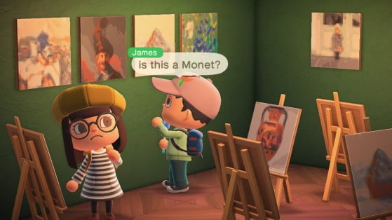 Animal Crossing: New Horizons - Importa auténticas obras de arte reales para decorar tu isla