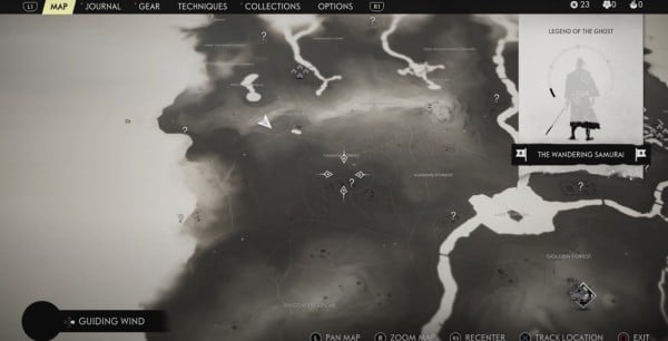 Ghost of Tsushima: Isla de Tsushima, mapa y mundo abierto del juego