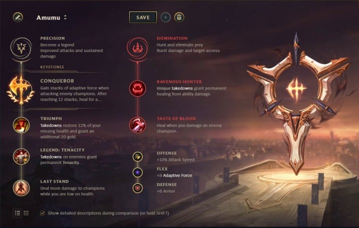 LoL: Amumu con Conqueror, la extraña combinación en la jungla que