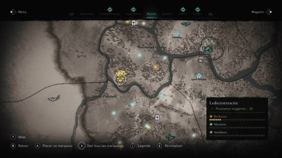 Offchurch: posición en el mapa - Assassin's Creed Valhalla