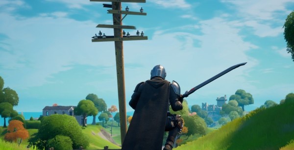 Fortnite: Coloca una escucha telefónica en cualquiera de los postes telefónicos en Setos Sagrados