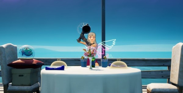 Fortnite: Sírveles una cena lujosa a Palito de Pescado y a su cita en cualquier restaurante, desafío
