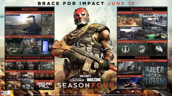 Hoja de ruta oficial de la Temporada 4 de Warzone y Black Ops Cold War. - Call of Duty Warzone