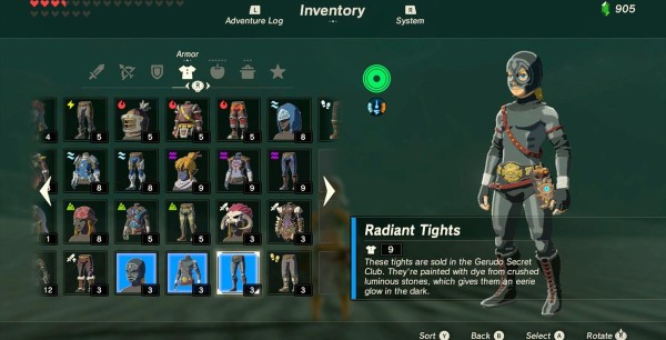 Guía de Zelda BoTW: Cómo conseguir el conjunto Luminoso