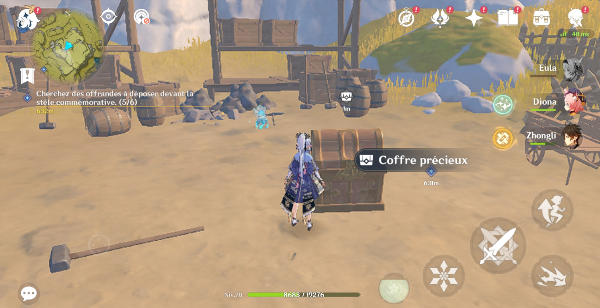 Genshin Impact Guía para coneguir la Copa del Festín en la misión