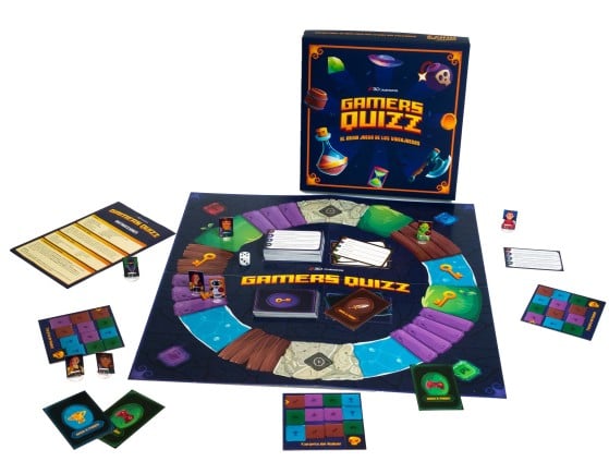Así es Gamers Quizz, el juego de mesa de preguntas de videojuegos creado por 3DJuegos y Webedia