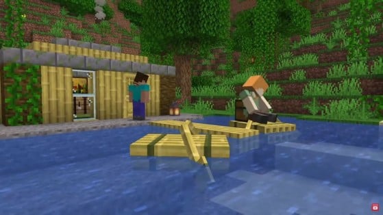 Con el bambú también podremos crear nuevas balsas - Minecraft