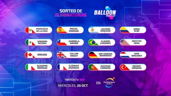 Balloon World Cup: Fecha, horarios, participantes y como seguir el Mundial de Globos de Ibai Llanos