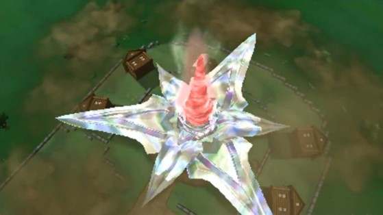 Aunque no es definitivo, hay similitudes entre el efecto visual del Arma Definitiva y la Teracristalización - Pokémon Escarlata y Púrpura