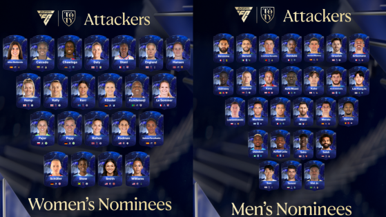 Nominados y cómo votar a los TOTY Masculinos y Femeninos en EA Sports FC 24
