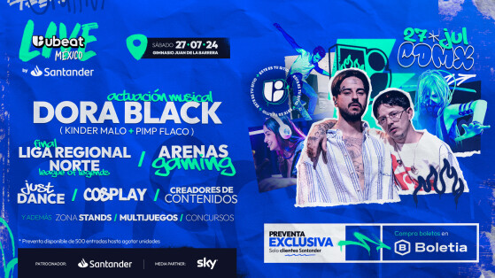 Prepárate para disfrutar de la tercera edición de UBEAT Live, la gran final de la Liga Regional Norte volverá a vivirse presencialmente