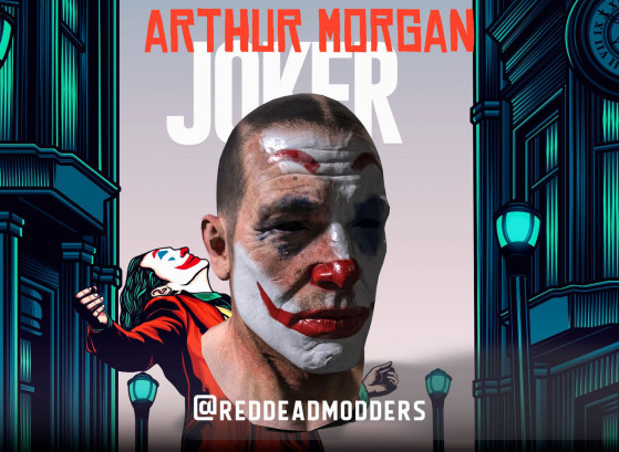 Llega el primer mod de Red Dead Redemption 2: Convierte a Arthur Morgan en el Joker
